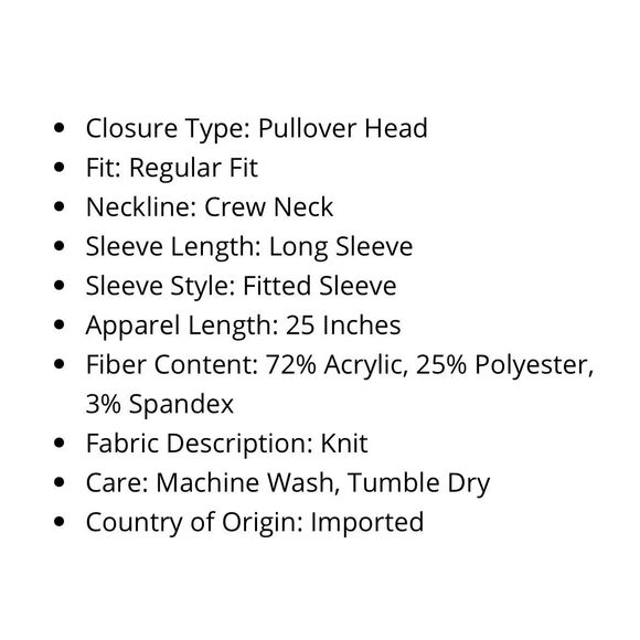 LIZ CLAIBORNE Womens Sweater XXL Crew Neck Long Sleeve Striped Pullover Gray NEW - Picture 9 of 16